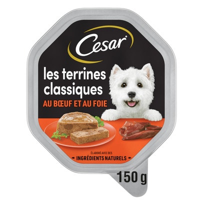 Barquettes Les Terrines classiques au Bœuf et au Foie 150g