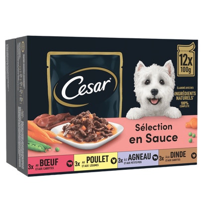 Sachet fraîcheur Sélection en sauce 12 x 100g